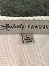 Absolutely Famous Ivory 3/4 Sleeve Blouse Size L - photo 7