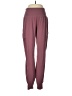 Athleta Solid Burgundy Casual Pants Size M - photo 1