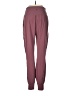 Athleta Solid Burgundy Casual Pants Size M - photo 2