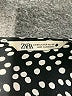 Zara Polka Dots Black Casual Dress Size XS - photo 7
