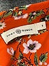 Tory Burch Floral Orange Long Sleeve Blouse Size 8 - photo 7