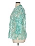 Elementz Teal 3/4 Sleeve Blouse Size XL - photo 5