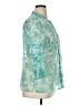 Elementz Teal 3/4 Sleeve Blouse Size XL - photo 4