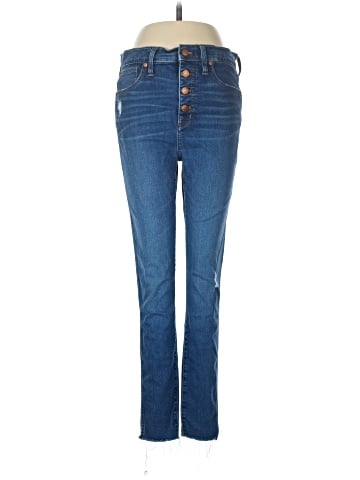 Madewell 10" High-Rise Skinny Jeans in Hanna Wash (view 1)