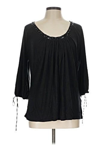 August Silk 3/4 Sleeve Blouse (view 1)