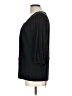 August Silk Black 3/4 Sleeve Blouse Size L - photo 5