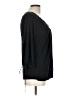 August Silk Black 3/4 Sleeve Blouse Size L - photo 4