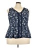 Torrid Blue Tank Top Size 3X Plus (3) - photo 1