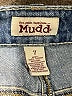 Mudd 100% Cotton Paisley Blue Denim Shorts Size 7 - photo 3