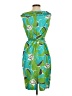 David Meister 100% Polyester Tropical Green Cocktail Dress Size 6 - photo 2