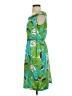 David Meister 100% Polyester Tropical Green Cocktail Dress Size 6 - photo 5