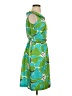 David Meister 100% Polyester Tropical Green Cocktail Dress Size 6 - photo 4