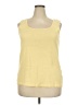 Basic Editions 100% Cotton Yellow Tank Top Size XXL - photo 1