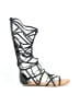 Fergalicious Solid Black Sandals Size 9 - photo 1