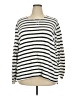 Cj Banks 100% Cotton Stripes White Pullover Sweater Size 2X - photo 1