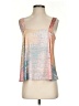 Lou & Grey 100% Polyester Orange Sleeveless Top Size S - photo 1