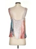 Lou & Grey 100% Polyester Orange Sleeveless Top Size S - photo 2