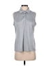 Izod Golf 100% Polyester Gray Sleeveless Blouse Size M - photo 1