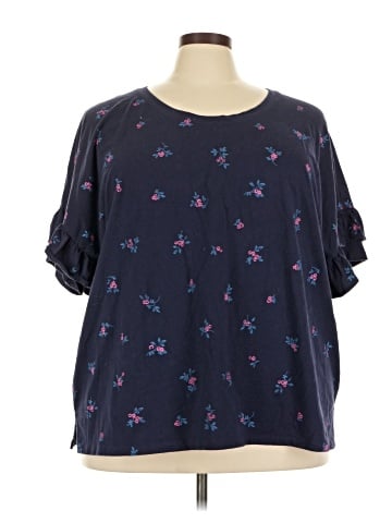 Woman Within Short Sleeve Blouse (view 1)