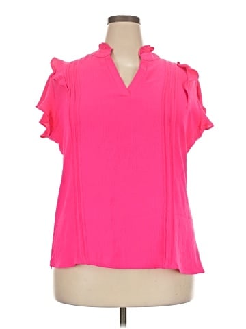 Blooming Jelly Short Sleeve Blouse (view 1)