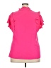 Blooming Jelly Pink Short Sleeve Blouse Size XXL - photo 2