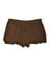 Ann Taylor LOFT Solid Brown Khaki Shorts Size XL - photo 2