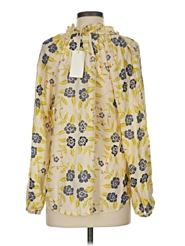 Natalie Martin Long Sleeve Silk Top (view 2)