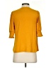 Maison d' Amelie Yellow 3/4 Sleeve Top Size XS - photo 2