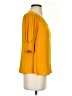 Maison d' Amelie Yellow 3/4 Sleeve Top Size XS - photo 4