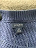 J.Crew Factory Store Solid Blue Pullover Sweater Size M - photo 7