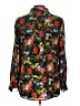 Elie Tahari 100% Polyester Floral Black Long Sleeve Blouse Size L (estimated) - photo 2