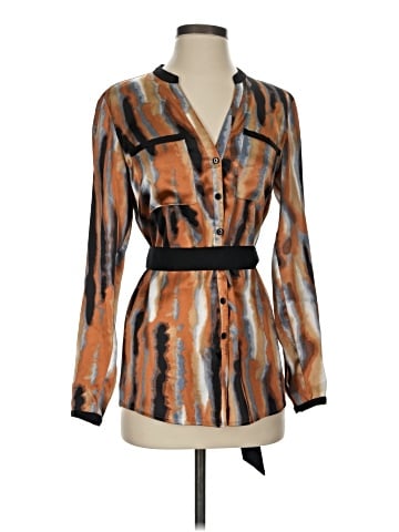Kasper Long Sleeve Blouse (view 1)