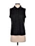 Izod Golf 100% Polyester Black Sleeveless Blouse Size M - photo 1