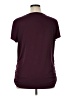 Elle Burgundy Short Sleeve T-Shirt Size XL - photo 2