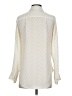 A New Day 100% Polyester Argyle Ivory Long Sleeve Blouse Size XS - photo 2