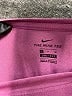 Nike 100% Polyester Solid Pink Purple Active T-Shirt Size S - photo 7
