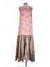 Siddhartha Bansal 100% Polyester Gray Casual Dress Size XS - photo 2