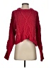 Free People 100% Cotton Red Pullover Sweater Size S - photo 1