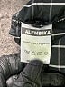 Alembika 100% Polyester Checkered-gingham Black Long Sleeve Blouse Size XL - photo 8