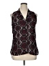 Larry Levine 100% Polyester Burgundy Sleeveless Blouse Size XL - photo 1