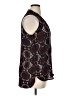 Larry Levine 100% Polyester Burgundy Sleeveless Blouse Size XL - photo 4