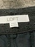 Ann Taylor LOFT 100% Cotton Chevron-herringbone Black Shorts Size 14 - photo 3