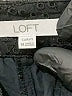 Ann Taylor LOFT 100% Cotton Chevron-herringbone Black Shorts Size 14 - photo 5