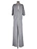 Lou & Grey Solid Gray Jumpsuit Size S - photo 2