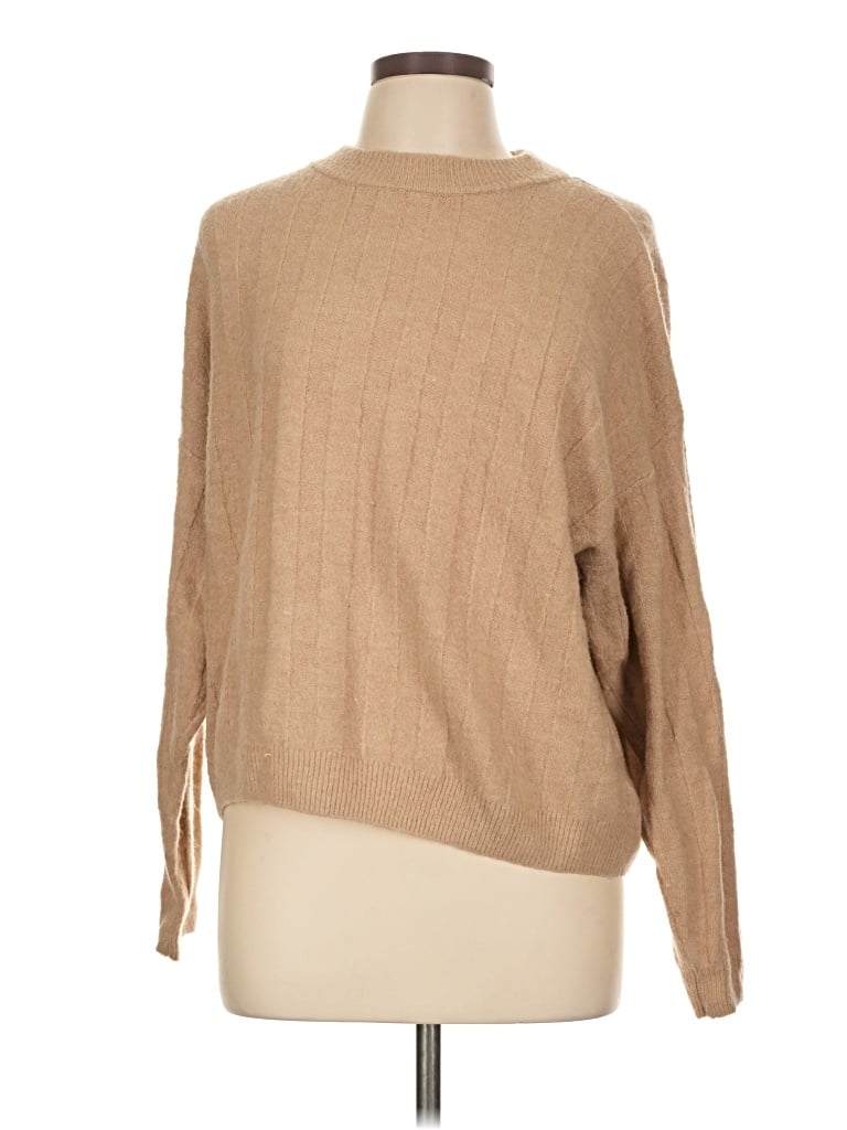 Pre-owned Monki Pullover Sweater In Tan