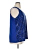 Ruby Rd. Blue Sleeveless Blouse Size XL - photo 4