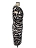 Kay Unger Animal Print Silver Cocktail Dress Size 10 - photo 4