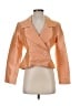Blunauta 100% Silk Orange Silk Blazer Size 2 - photo 1