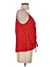Aqua 100% Polyester Red Sleeveless Blouse Size S - photo 4