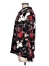 Liz Claiborne Floral Black Long Sleeve Blouse Size L - photo 5